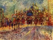 Pierre-Auguste Renoir Markusplatz in Venedig oil on canvas